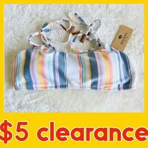 Sperry Pastel Striped Bikini Top